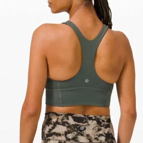 Lululemon Long-Line Bra Smoked Spruce Size 4 NWT - Picture 3 of 11